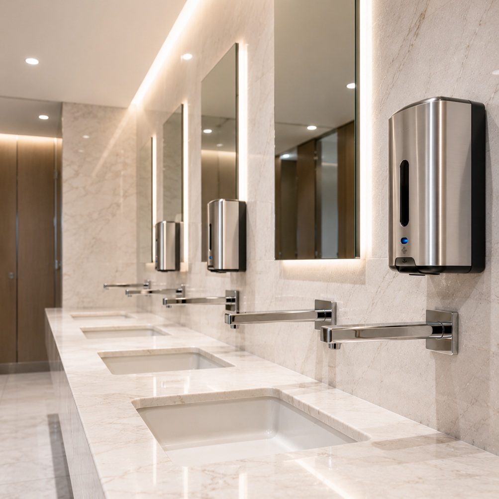 Touch-Free Public Toilet Soap Dispensers for High-Traffic Restrooms